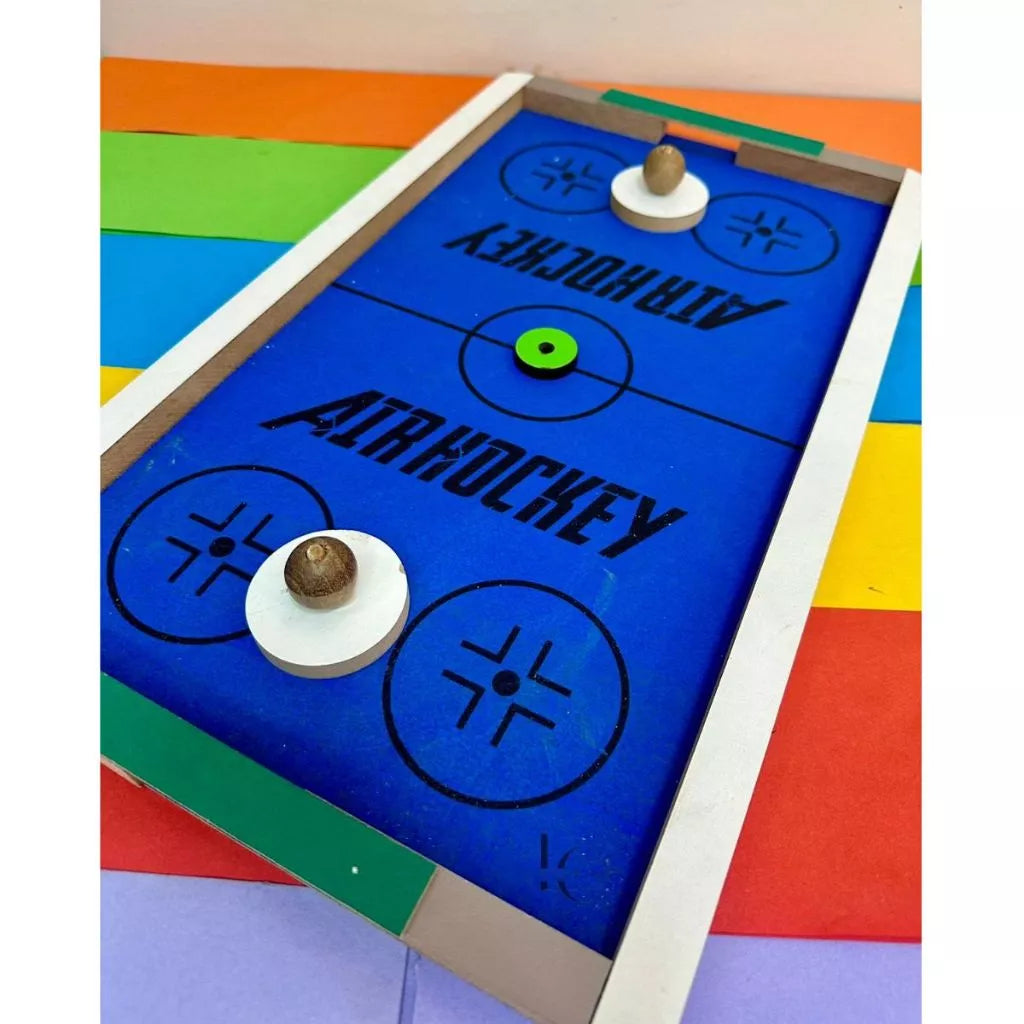 Brinquedo Pedagógico Jogo de Hockey em Madeira MDF