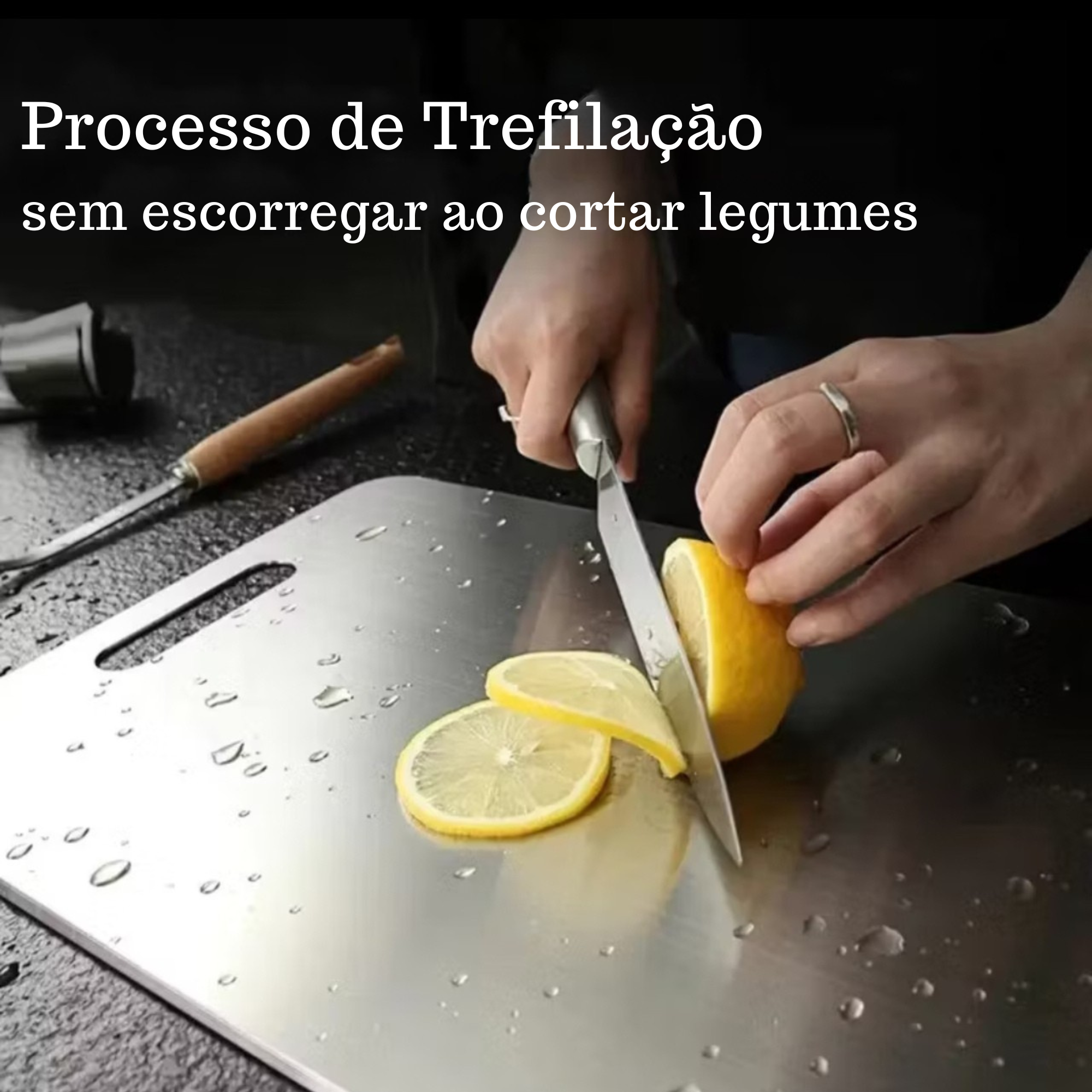 Tábua de Corte Titânio  Antibacteriana - TitanCut™ - 50% OFF