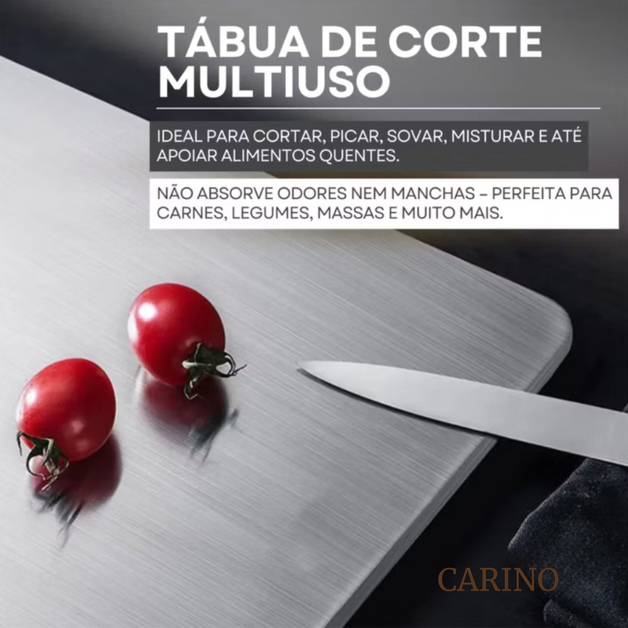 Tábua de Corte Titânio  Antibacteriana - TitanCut™ - 50% OFF