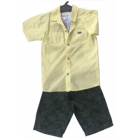 Conjunto 3 Peças Luxo Infantil Masculino – Estilo e Conforto para os Meninos!