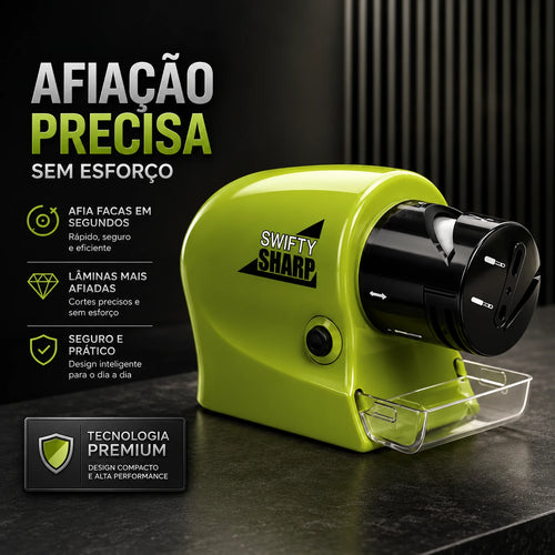 AfiTurbo™ • Afiador Elétrico de Facas, Tesouras e Ferramentas (+FRETE EXPRESSO GRÁTIS)