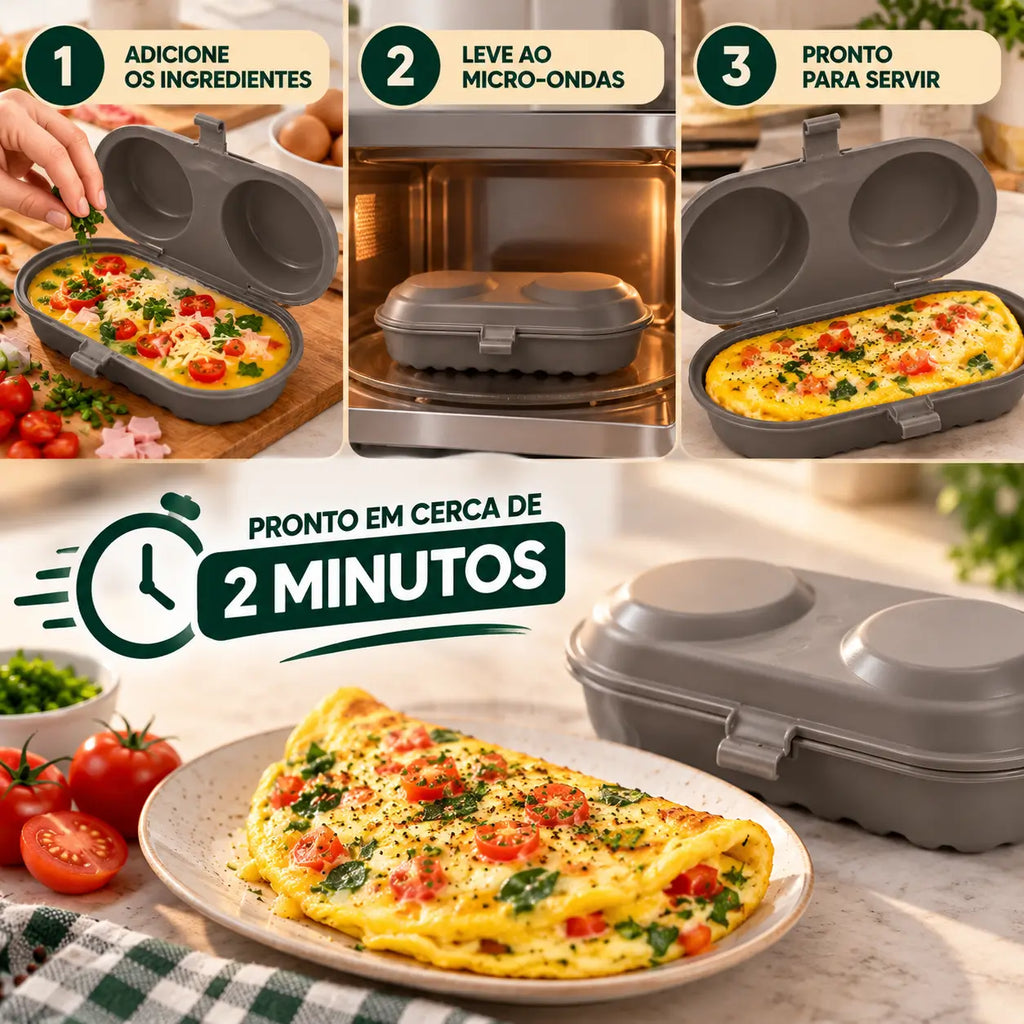 Omeleteira Para Micro-Ondas GBF🍳 | Frete Grátis 🚚