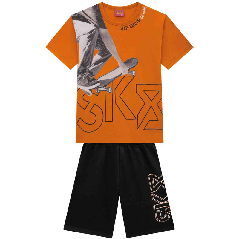 Conjunto Infantojuvenil Masculino Kyly – Verão com Conforto e Estilo!