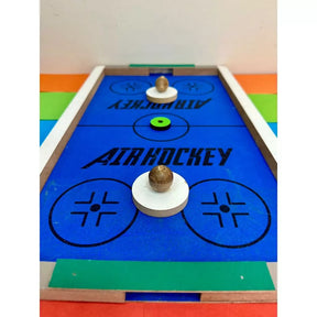 Brinquedo Pedagógico Jogo de Hockey em Madeira MDF