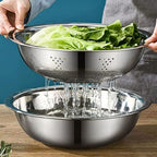Bacia Raladora 4 em 1 Inox Fatiador e Escorredor