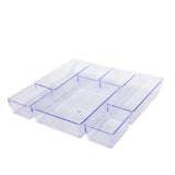 kit  5/7 Organizadores Multiuso para Gavetas, Armários, Geladeiras Potes em Acrílico
