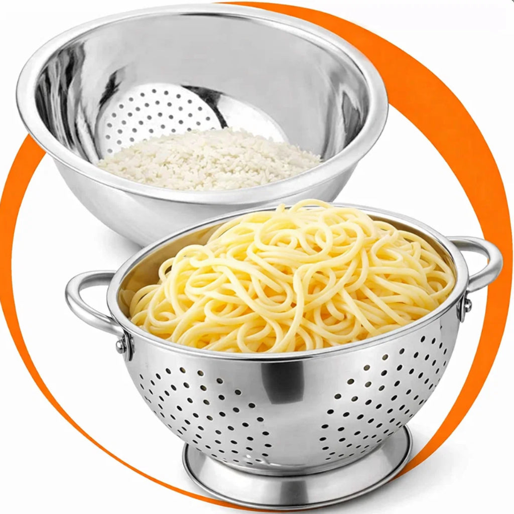 Bacia Raladora 4 em 1 Inox Fatiador e Escorredor