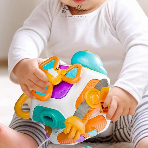 10 Em 1 Baby Busy Board Cube Montessori Brinquedos Sensoriais para Crianças 1-3 Anos