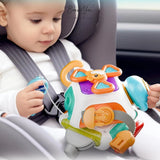 10 Em 1 Baby Busy Board Cube Montessori Brinquedos Sensoriais para Crianças 1-3 Anos