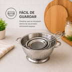 Bacia Raladora 4 em 1 Inox Fatiador e Escorredor